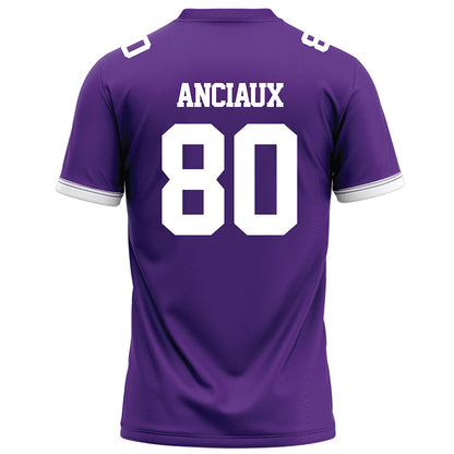 Kansas State - NCAA Football : Will Anciaux - Purple Football Jersey