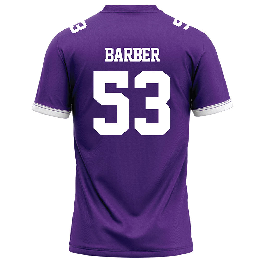 Kansas State - NCAA Football : Lamarcus Barber - Purple Football Jersey-1