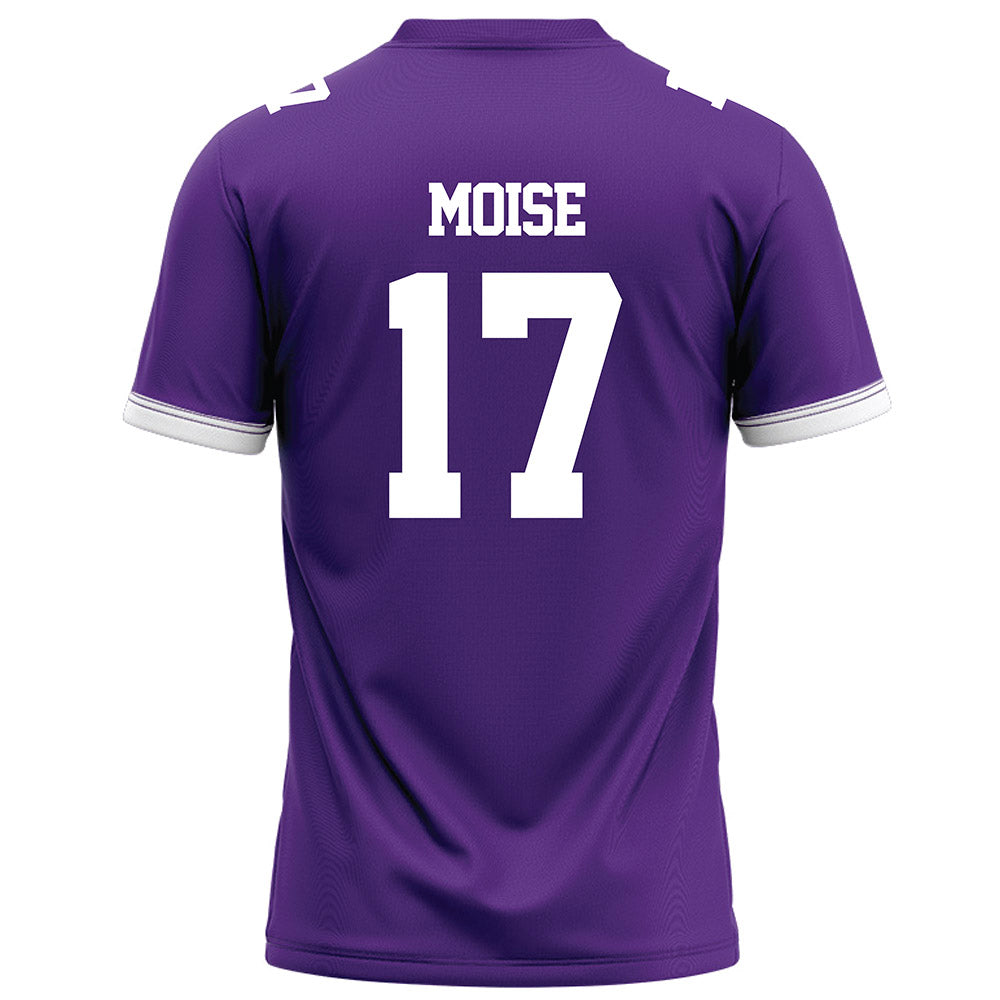 Kansas State - NCAA Football : Adonis Moise - Purple Football Jersey-1