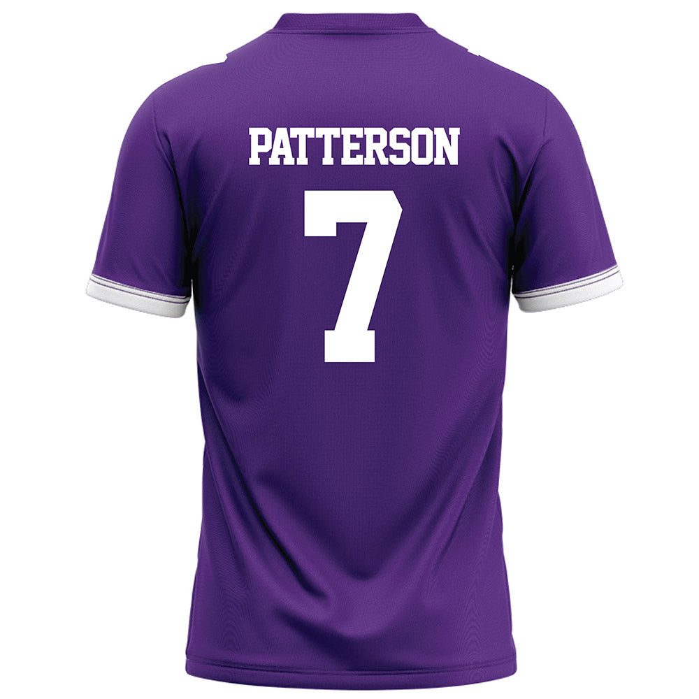 Kansas State - NCAA Football : Kaleb Patterson - Purple Football Jersey-1