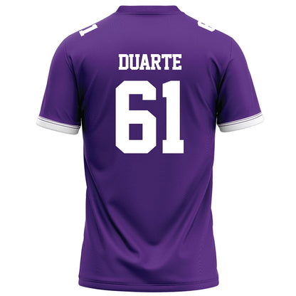 Kansas State - NCAA Football : Chase Duarte - Purple Football Jersey-1