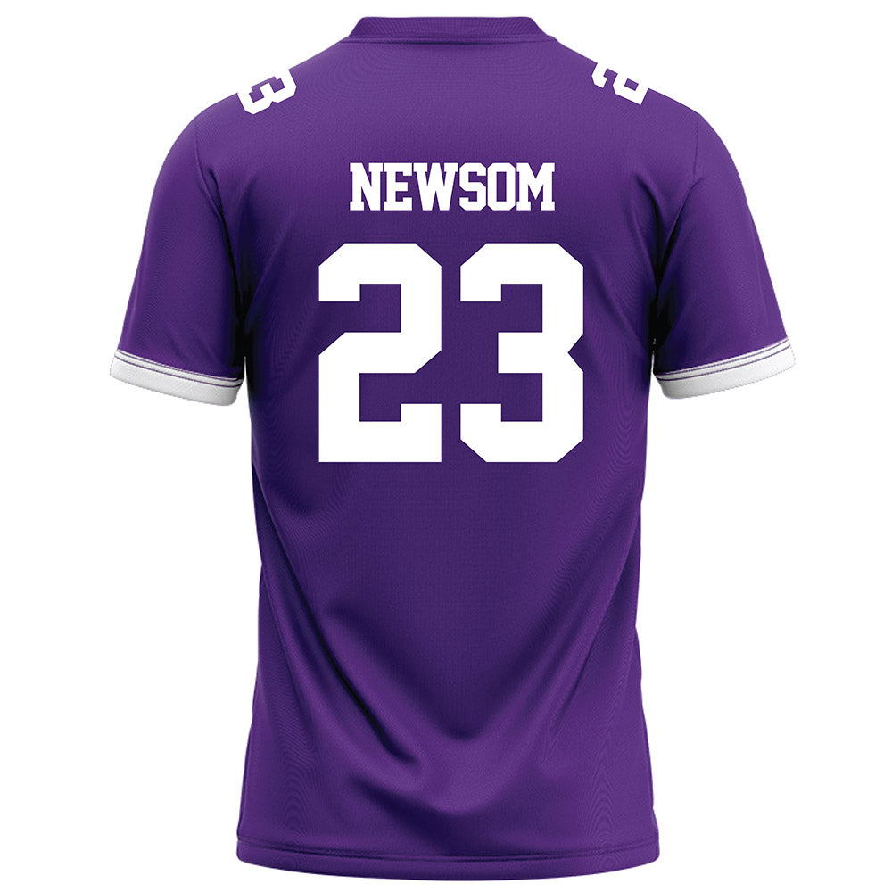 Kansas State - NCAA Football : Asa Newsom - Purple Football Jersey