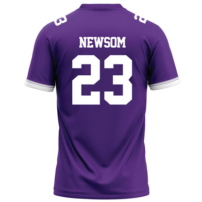Kansas State - NCAA Football : Asa Newsom - Purple Football Jersey