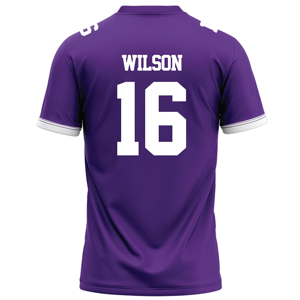 Kansas State - NCAA Football : Julius Wilson - Purple Football Jersey-1