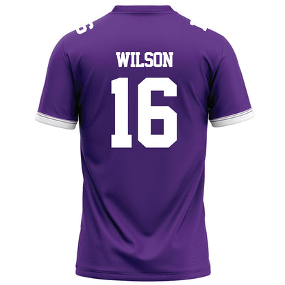 Kansas State - NCAA Football : Julius Wilson - Purple Football Jersey-1