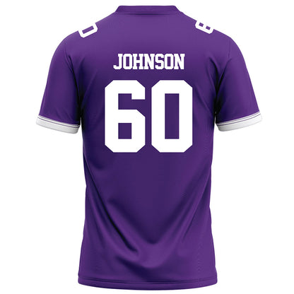 Kansas State - NCAA Football : Andrew Johnson - Purple Football Jersey-1