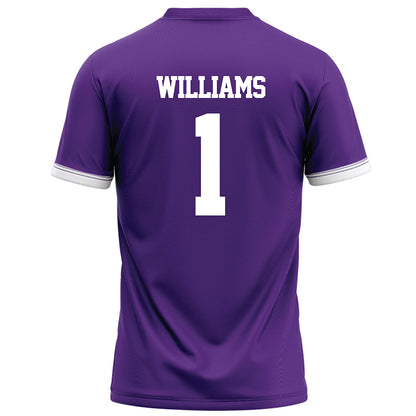 Kansas State - NCAA Football : Izaiah Williams - Purple Football Jersey-1