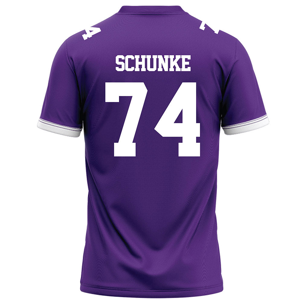 Kansas State - NCAA Football : Navarro Schunke - Purple Football Jersey-1