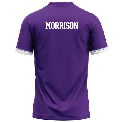 Kansas State - NCAA Football : Nash Morrison - Purple Football Jersey-1