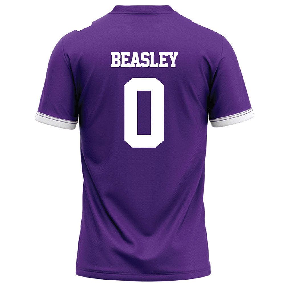 Kansas State - NCAA Football : Koy Beasley - Purple Football Jersey-1