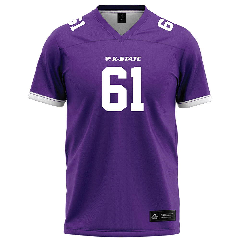 Kansas State - NCAA Football : Chase Duarte - Purple Football Jersey-0