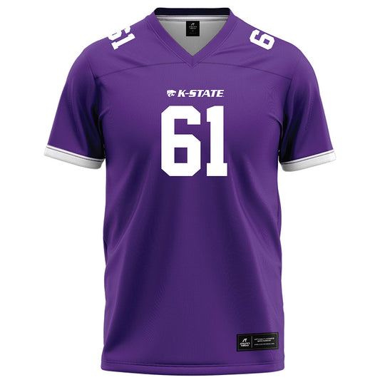 Kansas State - NCAA Football : Chase Duarte - Purple Football Jersey-0