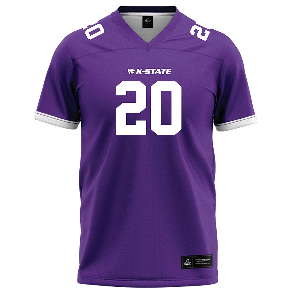 Kansas State - NCAA Football : Jacobi Oliphant - Purple Football Jersey-0