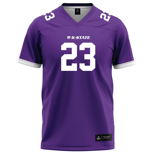 Kansas State - NCAA Football : Asa Newsom - Purple Football Jersey