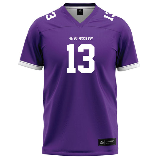 Kansas State - NCAA Football : Blake Barnett - Purple Football Jersey-0