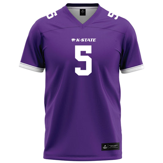 Kansas State - NCAA Football : Joshua Manning - Purple Football Jersey-0