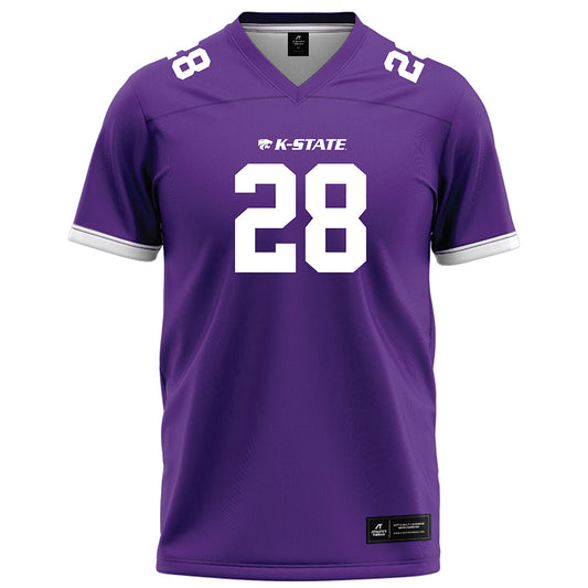 Kansas State - NCAA Football : Rex Van Wyhe - Purple Football Jersey