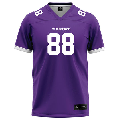 Kansas State - NCAA Football : Arley Morrell - Purple Football Jersey-0
