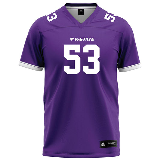Kansas State - NCAA Football : Lamarcus Barber - Purple Football Jersey-0