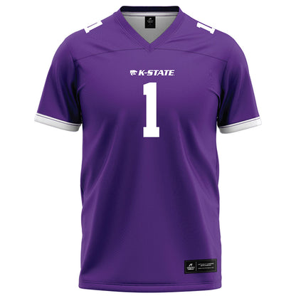 Kansas State - NCAA Football : Izaiah Williams - Purple Football Jersey-0