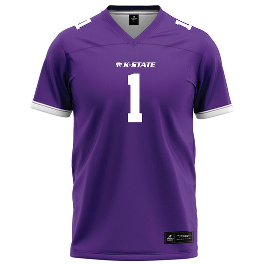 Kansas State - NCAA Football : Izaiah Williams - Purple Football Jersey-0