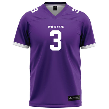 Kansas State - NCAA Football : Ja'Son Prevard - Purple Football Jersey-0