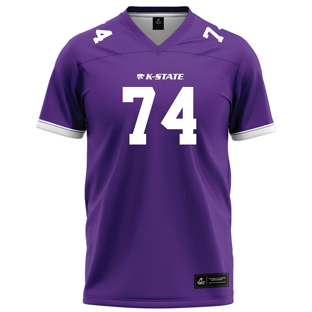 Kansas State - NCAA Football : Navarro Schunke - Purple Football Jersey-0