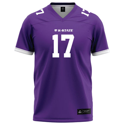 Kansas State - NCAA Football : Adonis Moise - Purple Football Jersey-0