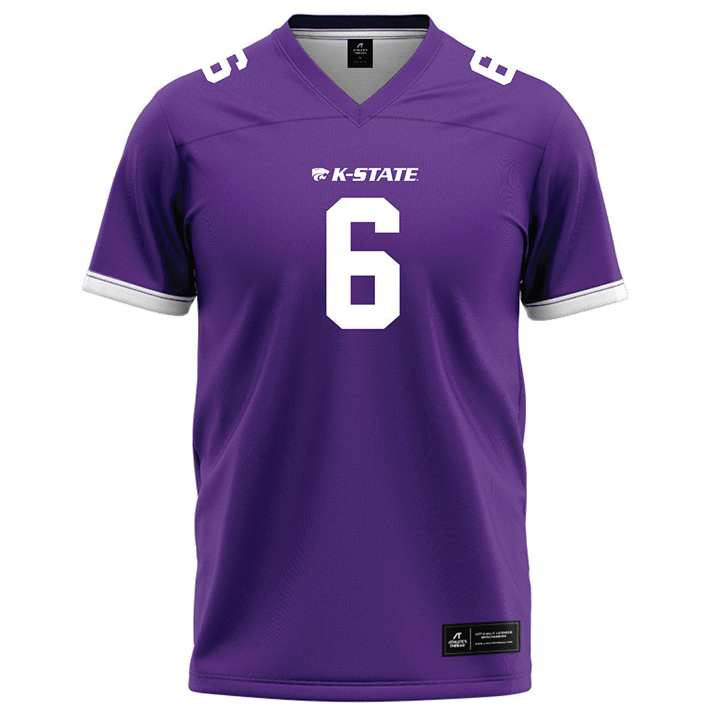 Kansas State - NCAA Football : Darien Whitaker - Purple Football Jersey-0