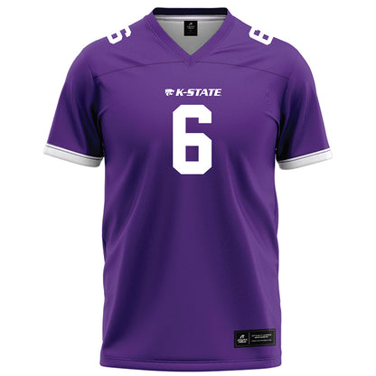 Kansas State - NCAA Football : Darien Whitaker - Purple Football Jersey-0