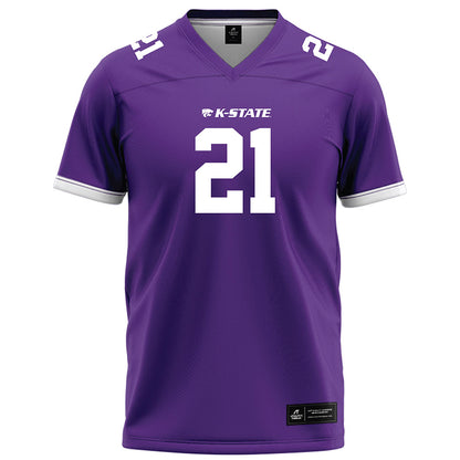 Kansas State - NCAA Football : jojo scott - Purple Football Jersey-0