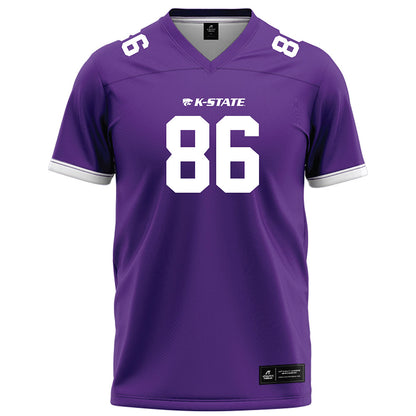 Kansas State - NCAA Football : Garrett Oakley - Purple Football Jersey