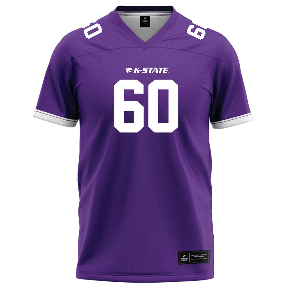 Kansas State - NCAA Football : Andrew Johnson - Purple Football Jersey-0
