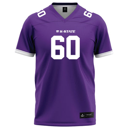 Kansas State - NCAA Football : Andrew Johnson - Purple Football Jersey-0