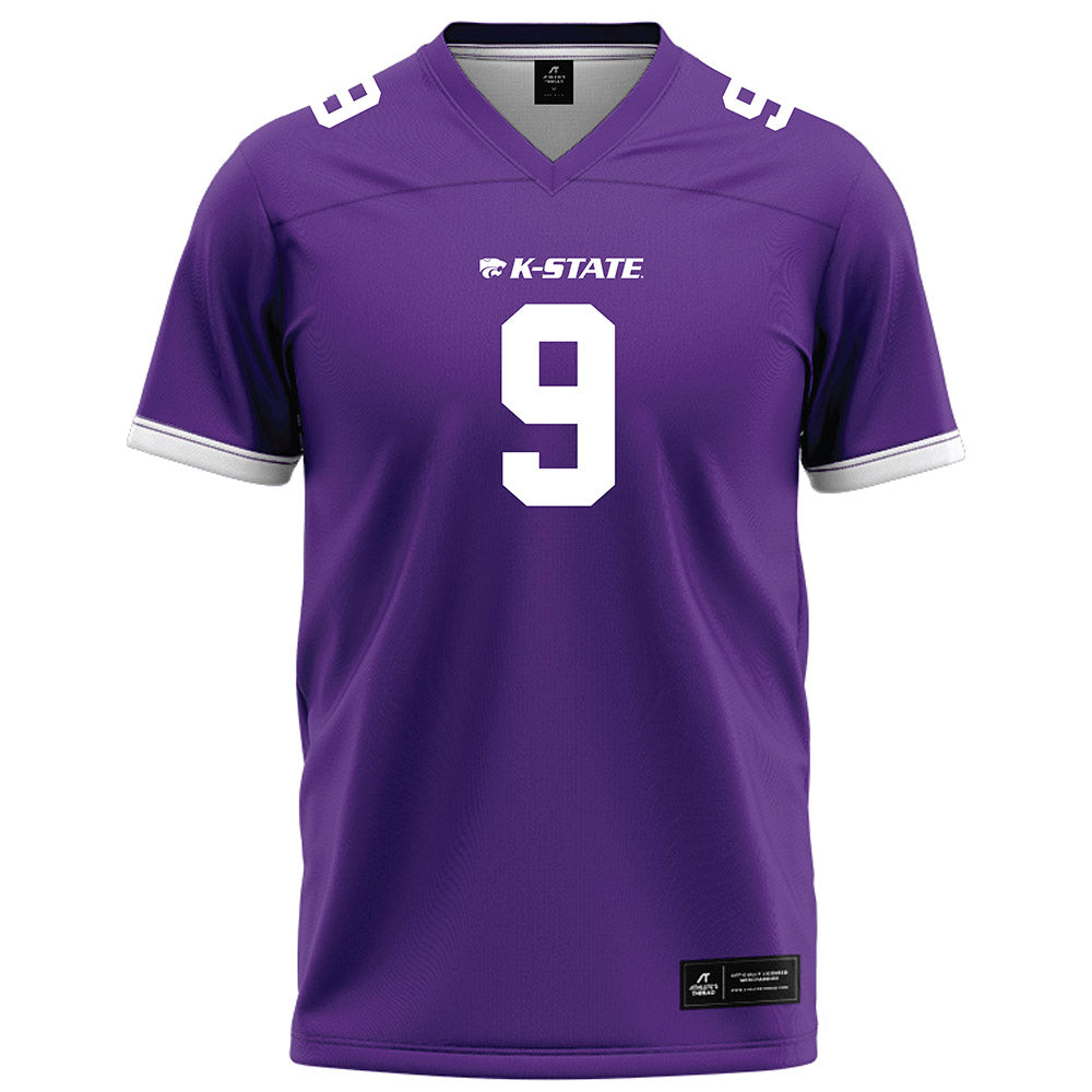Kansas State - NCAA Football : Jay Harris - Purple Football Jersey-0