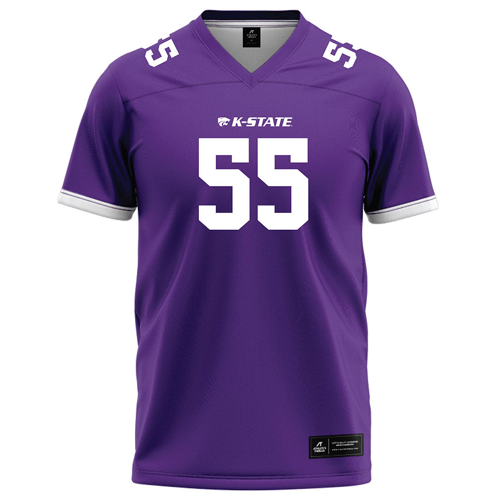 Kansas State - NCAA Football : Kyle Rakers - Purple Football Jersey