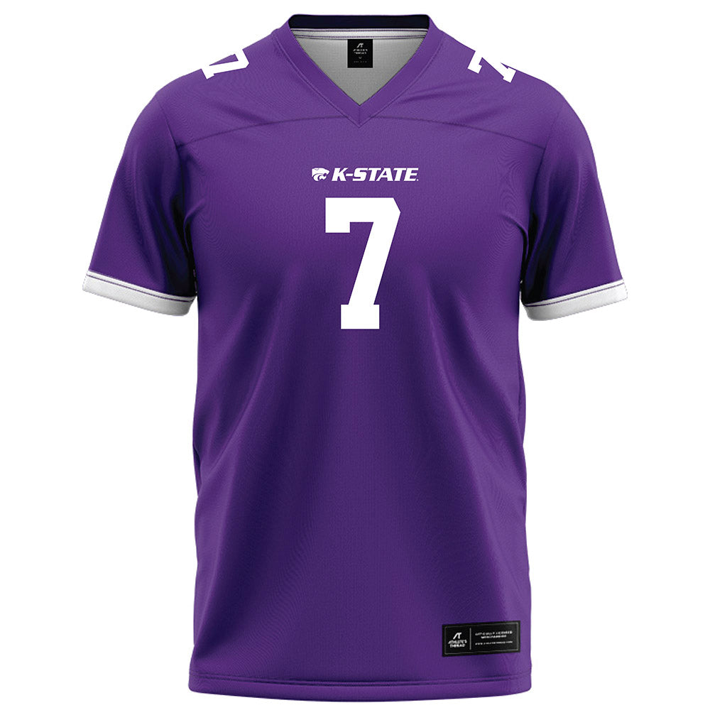Kansas State - NCAA Football : Jacob Knuth - Purple Football Jersey