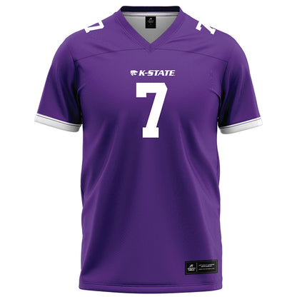 Kansas State - NCAA Football : Jacob Knuth - Purple Football Jersey