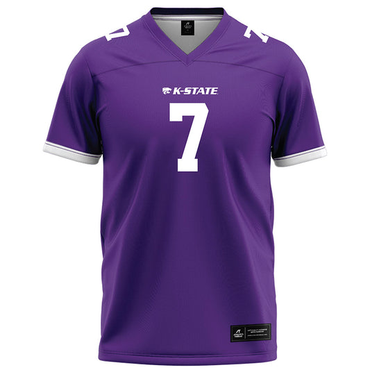 Kansas State - NCAA Football : Jacob Knuth - Purple Football Jersey
