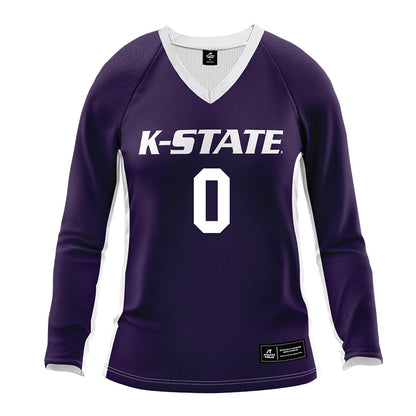 Kansas State - NCAA Women's Volleyball : Fuka Sekita - Purple Volleyball Jersey-0