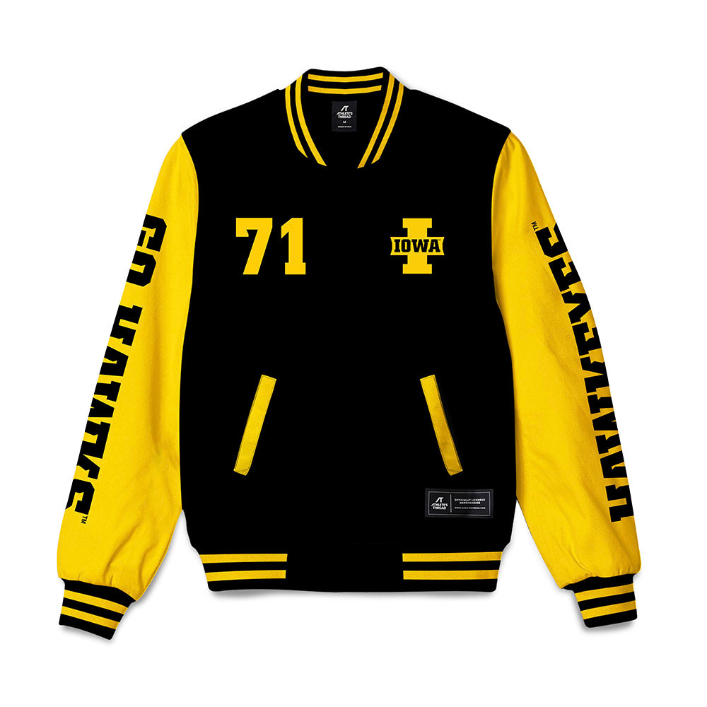 Iowa - NCAA Football : Jack Dotzler - Bomber Jacket-0