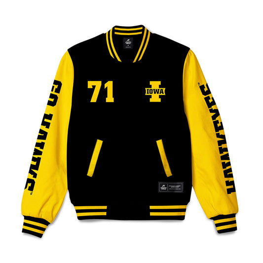 Iowa - NCAA Football : Jack Dotzler - Bomber Jacket-0