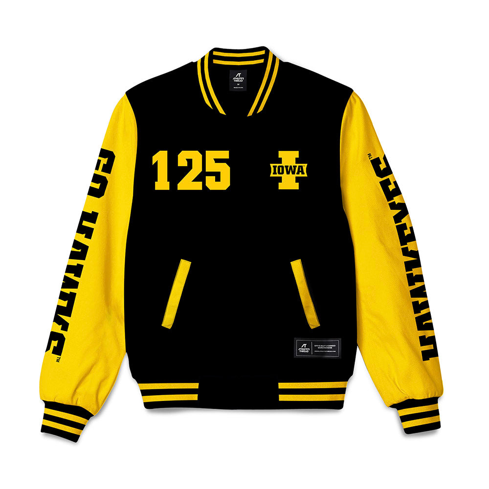 Iowa - NCAA Wrestling : Keyan Hernandez - Bomber Jacket-0