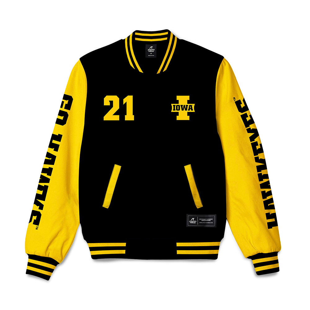 Iowa - NCAA Football : Lendon Phillips jr - Bomber Jacket-0