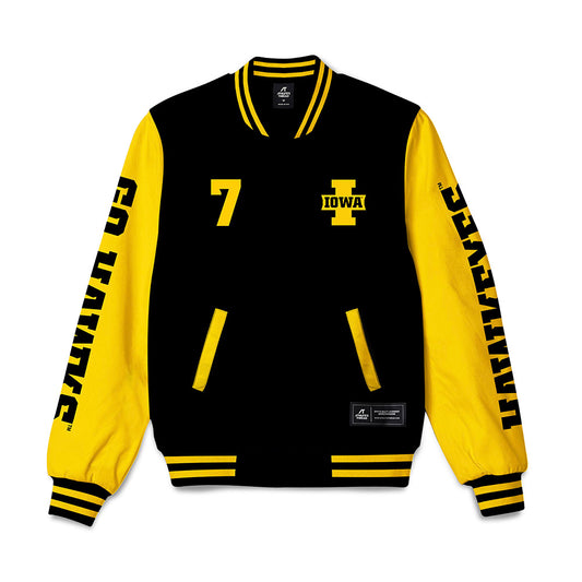 Iowa - NCAA Football : Dayton Howard - Bomber Jacket-0