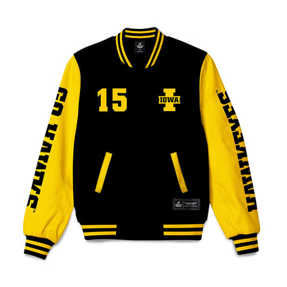 Iowa - NCAA Women's Basketball : Amari Whiting - Bomber Jacket-0