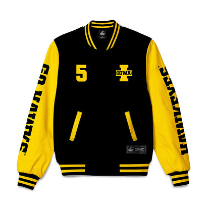 Iowa - NCAA Baseball : Kyle Alivo - Bomber Jacket-0