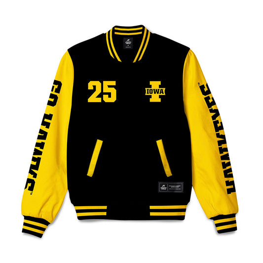 Iowa - NCAA Women's Soccer : Abby Warner - Bomber Jacket-0