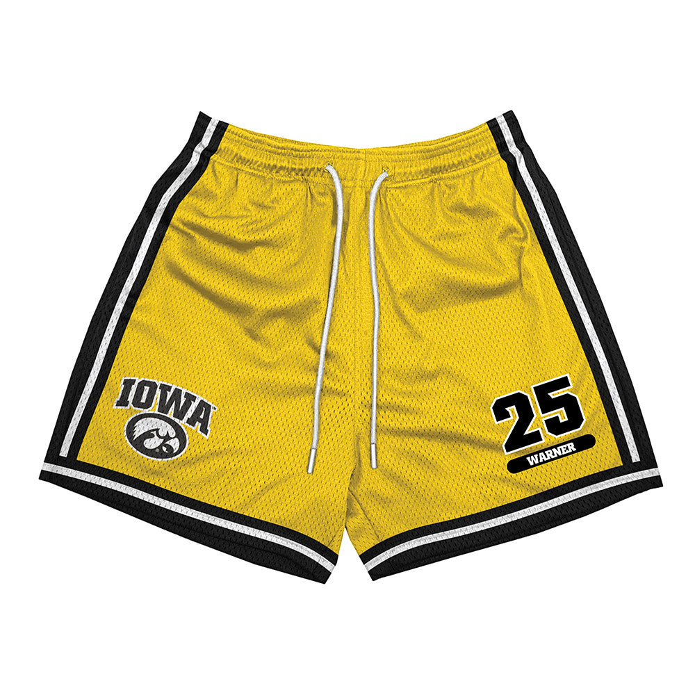 Iowa - NCAA Women's Soccer : Abby Warner - Shorts-0