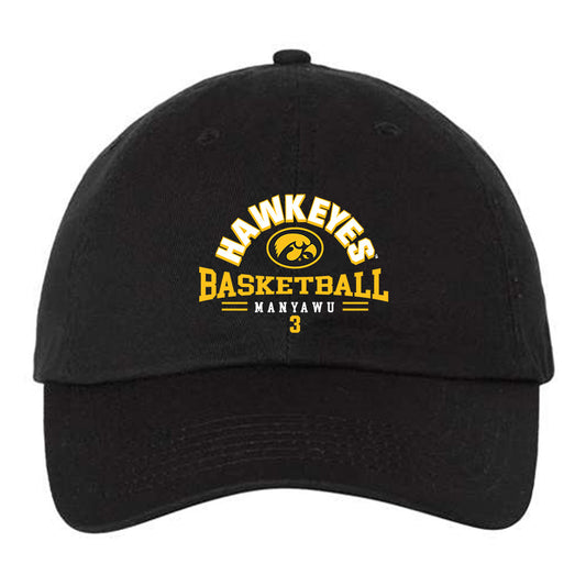 Iowa - NCAA Men's Basketball : Cam Manyawu - Dad Hat-0